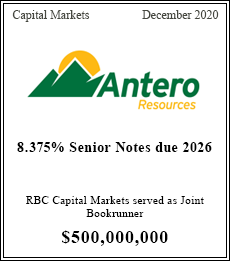 Antero Resources 8.375% Senior Notes due 2026 - $500,000,000