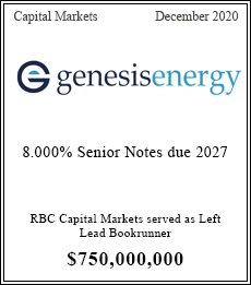 Genesisenergy Announces $$750 Million