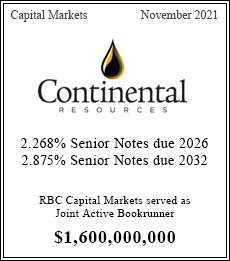 RBC Capital Markets served as Joint Active Bookrunner $1,600,000,000
